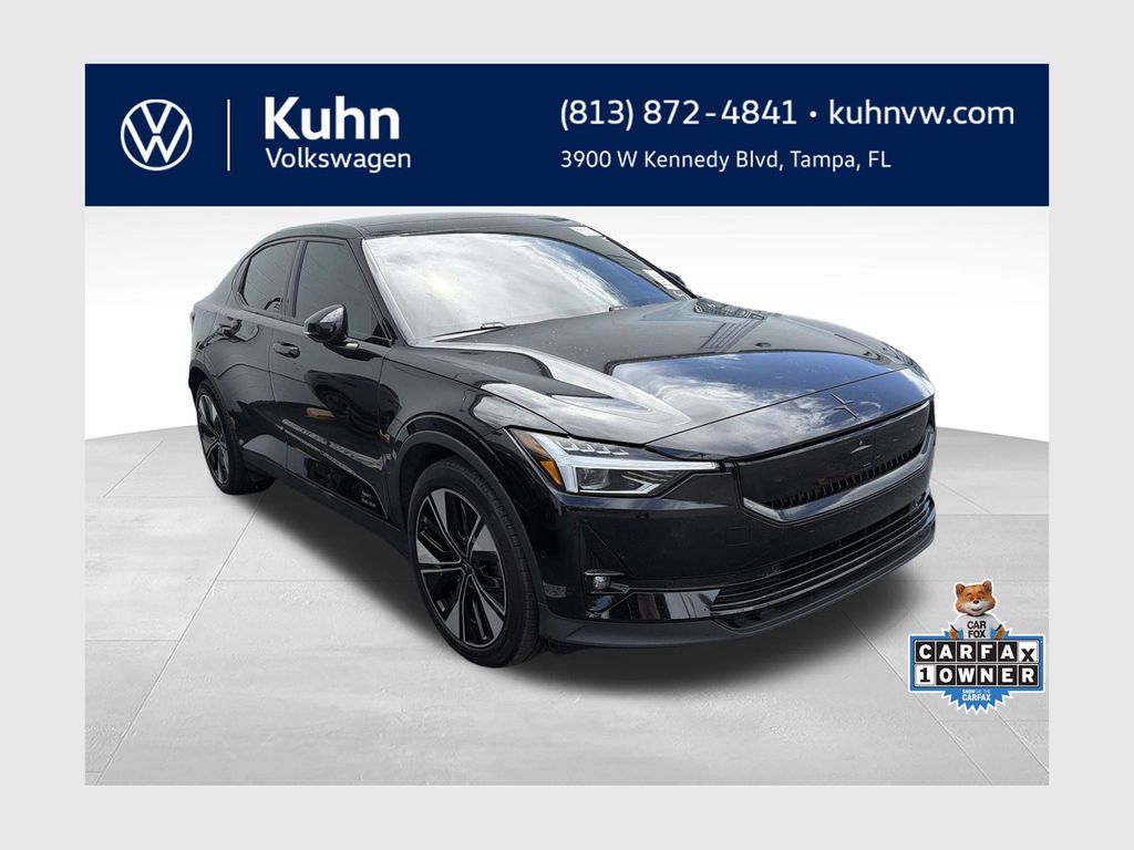 Space Metallic 2024 Polestar 2 Sedan All-Wheel Drive 1-Speed Automatic