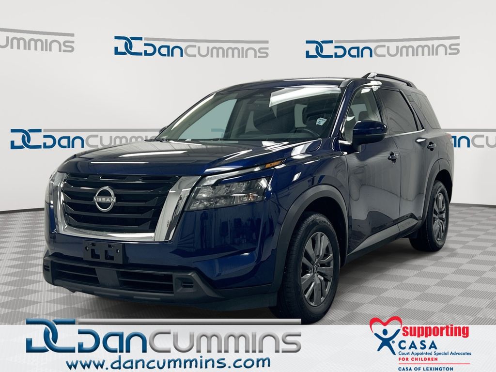 Deep Ocean Blue Pearl 2025 Nissan Pathfinder SV FWD SUV / Crossover Front-Wheel Drive 9-Speed Automatic