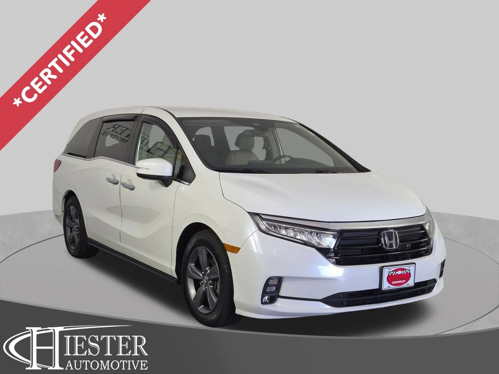 Platinum White Pearl 2021 Honda Odyssey Minivan Front-Wheel Drive Automatic