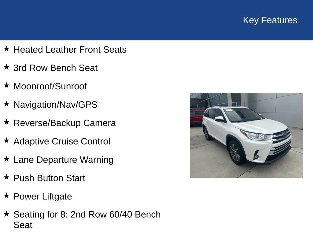 2019 Toyota Highlander XLE