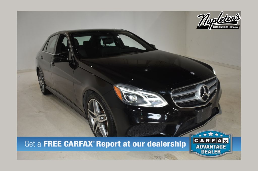 Black 2016 Mercedes-Benz E-Class E 400 4MATIC Sedan All-Wheel Drive 7-Speed Automatic