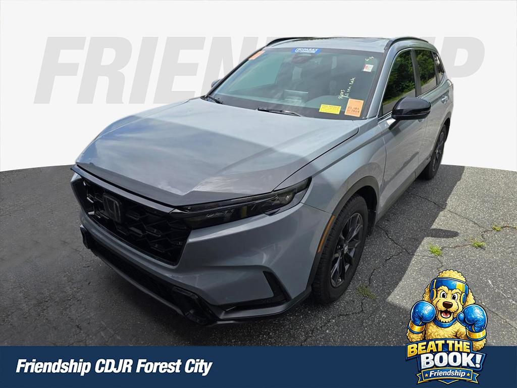 Gray 2024 Honda CR-V Hybrid SUV / Crossover Front-Wheel Drive 1-Speed Dual Clutch