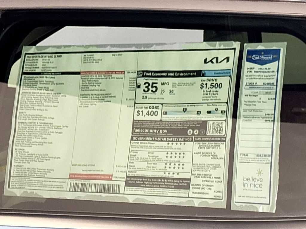 2026 Kia Sportage Hybrid EX