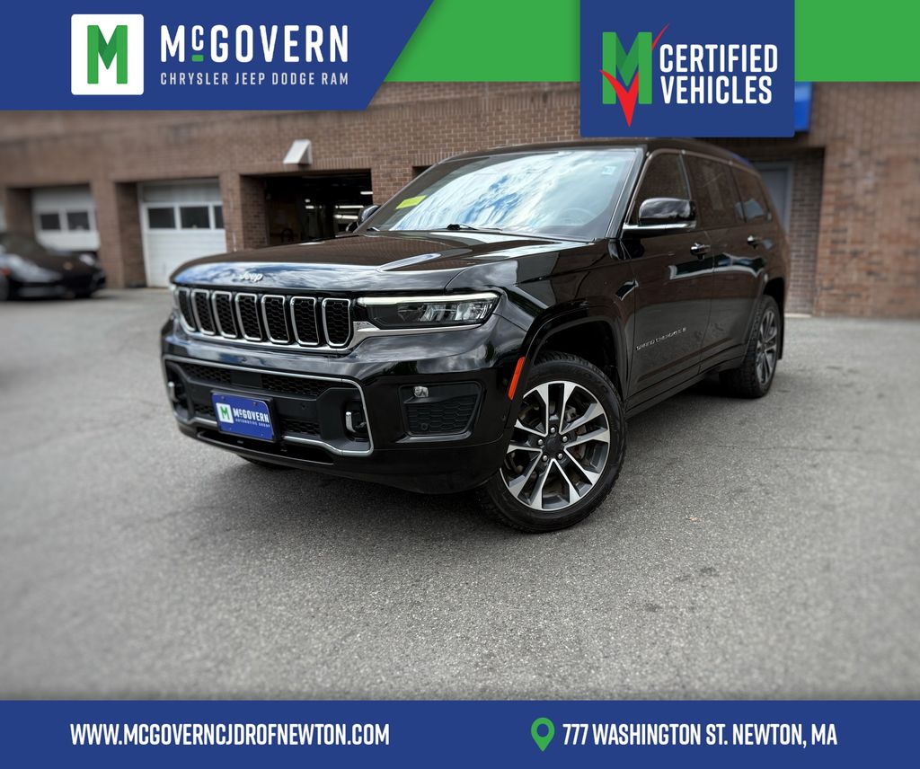 Diamond Black Crystal Pearlcoat 2021 Jeep Grand Cherokee L SUV / Crossover Four-Wheel Drive 8-Speed Automatic