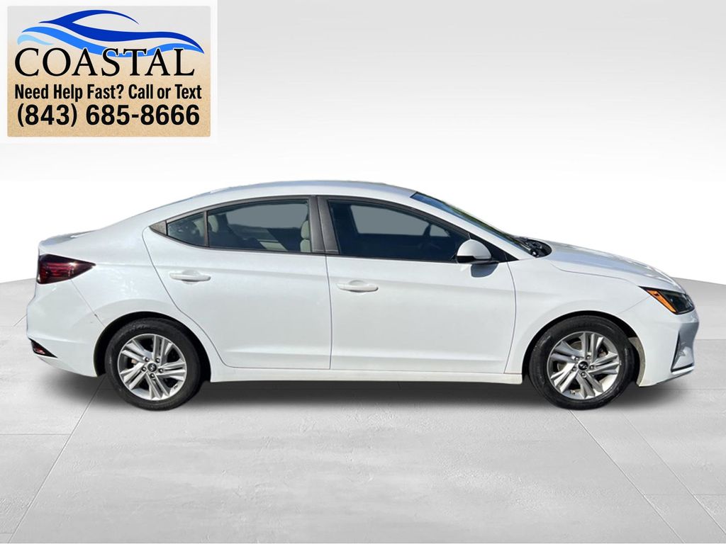 2020 Hyundai Elantra SEL White at Stokes Honda North