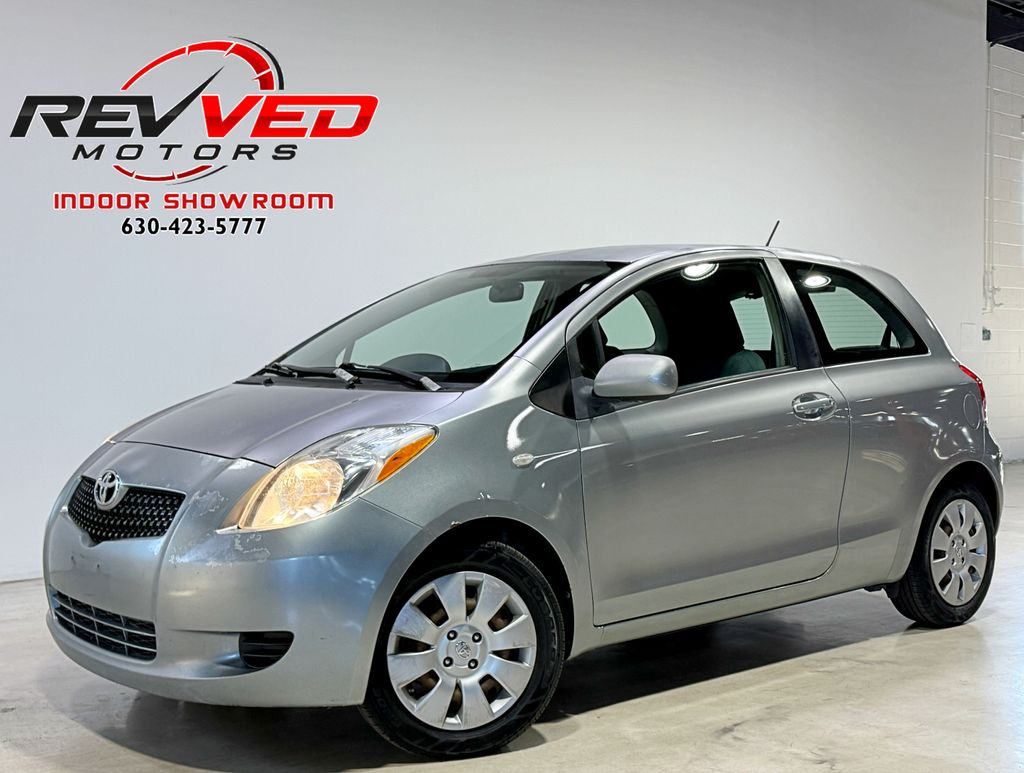 Pacific Blue Metallic 2008 Toyota Yaris Base Sedan Front-Wheel Drive