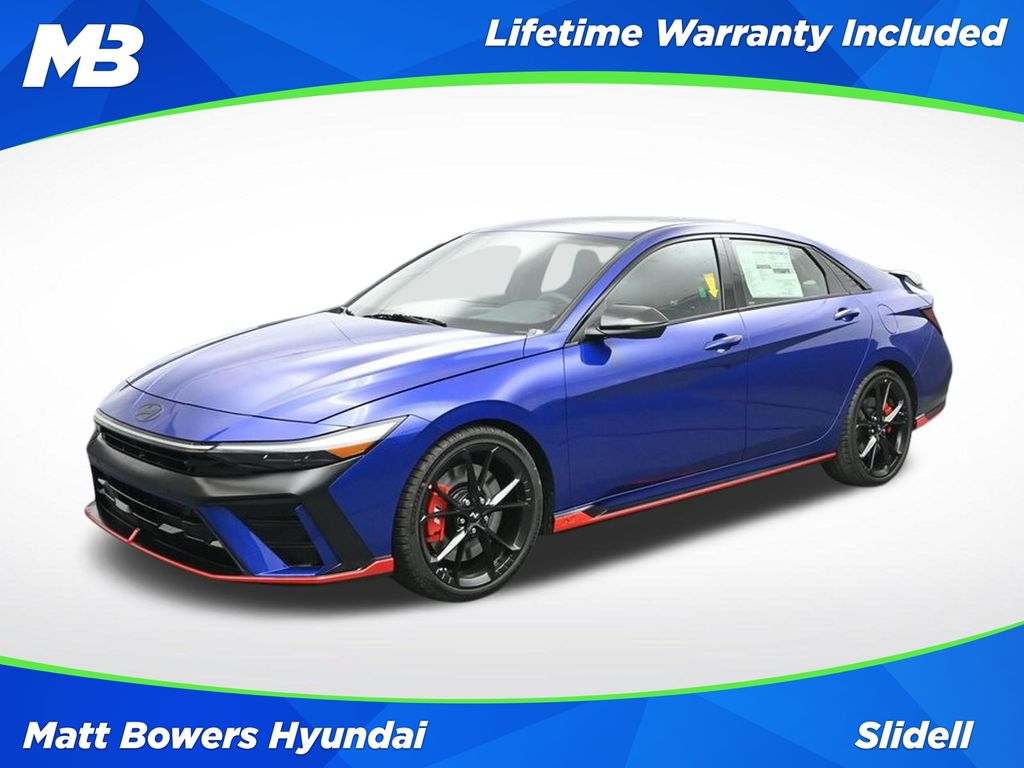 Intense Blue 2026 Hyundai Elantra N Sedan Front-Wheel Drive 8-Speed Automatic