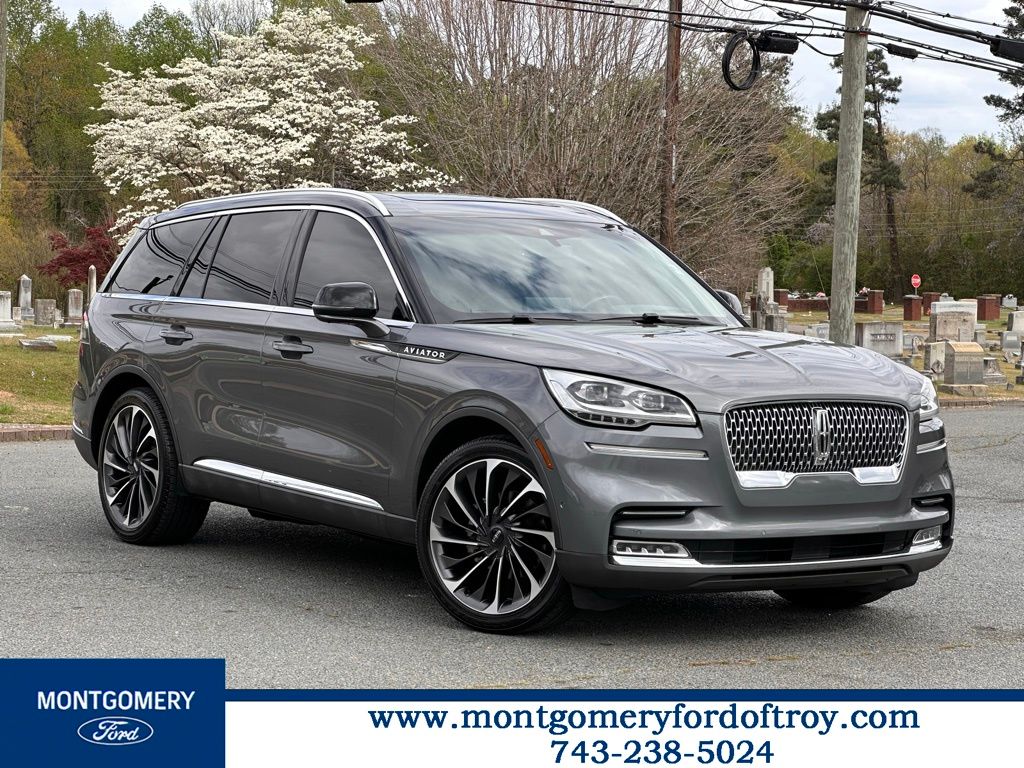 Asher Gray Metallic Clearcoat 2023 Lincoln Aviator Reserve RWD SUV / Crossover Rear-Wheel Drive Automatic