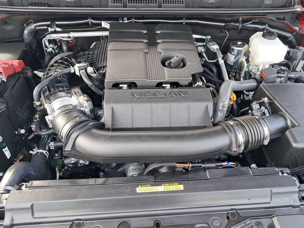 2026 Nissan Frontier SV Red at John Sisson Motors