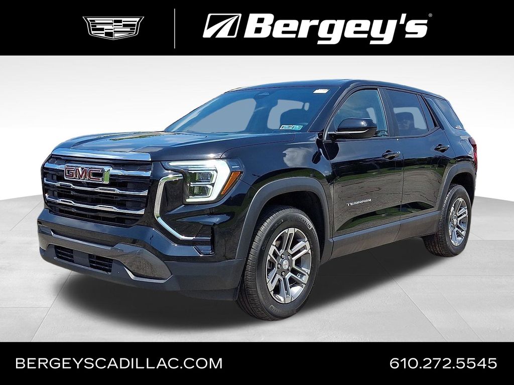 Black (Ebony Twilight Metallic) 2025 GMC Terrain SUV / Crossover Four-Wheel Drive 8-Speed Automatic Overdrive