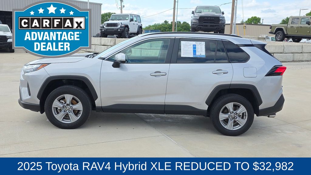 Used 2025 Toyota RAV4 XLE with VIN 4T3RWRFV3SU175841 for sale in Kansas City
