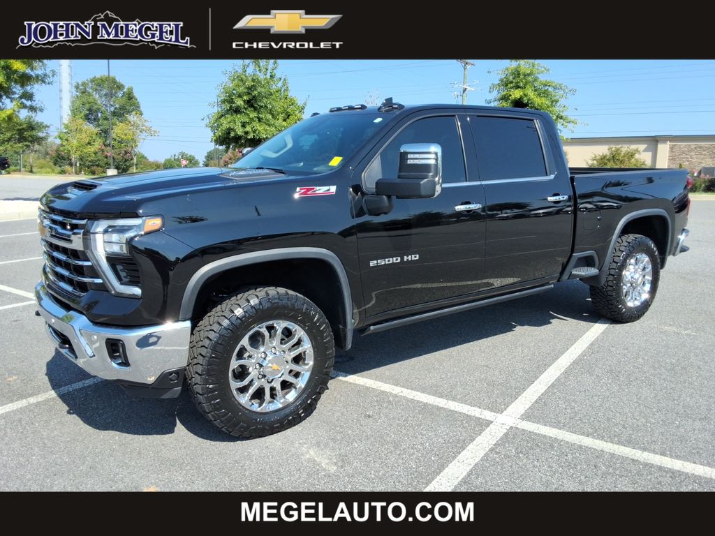 Black 2024 Chevrolet Silverado 2500HD Pickup Truck Four-Wheel Drive Automatic