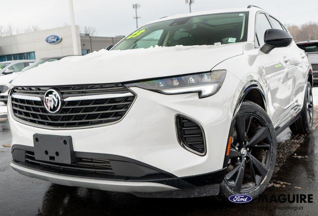 White Frost Tricoat 2023 Buick Envision Essence AWD SUV / Crossover All-Wheel Drive 9-Speed Automatic