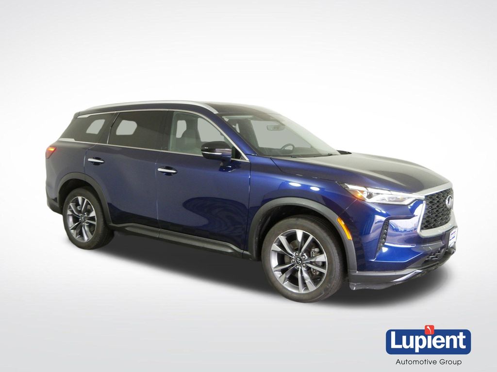 Grand Blue 2023 INFINITI QX60 Luxe AWD SUV / Crossover All-Wheel Drive 9-Speed Automatic