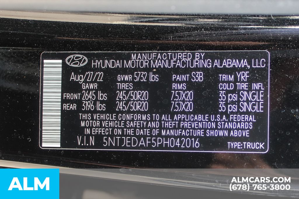 2023 Hyundai Santa Cruz Limited photo 39