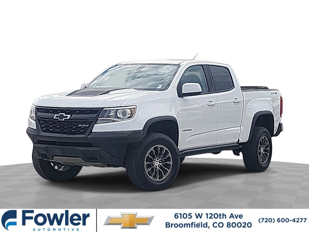 Summit White 2017 Chevrolet Colorado Pickup Truck Four-Wheel Drive 8-Speed Automatic