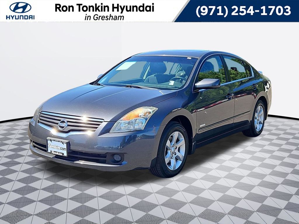 Dark Slate Metallic 2009 Nissan Altima Hybrid Sedan Front-Wheel Drive Continuously Variable Transmission