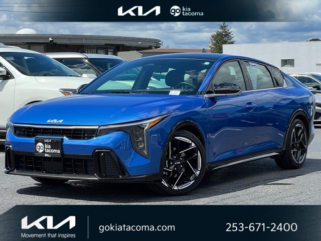 Wave Blue 2025 Kia K4 GT-Line FWD Sedan Front-Wheel Drive Continuously Variable Transmission