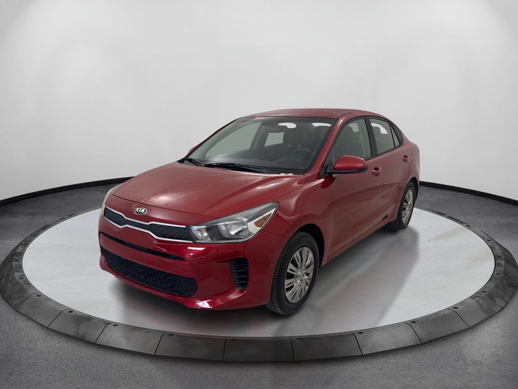 Currant Red 2019 Kia Rio Sedan Front-Wheel Drive 6-Speed Automatic