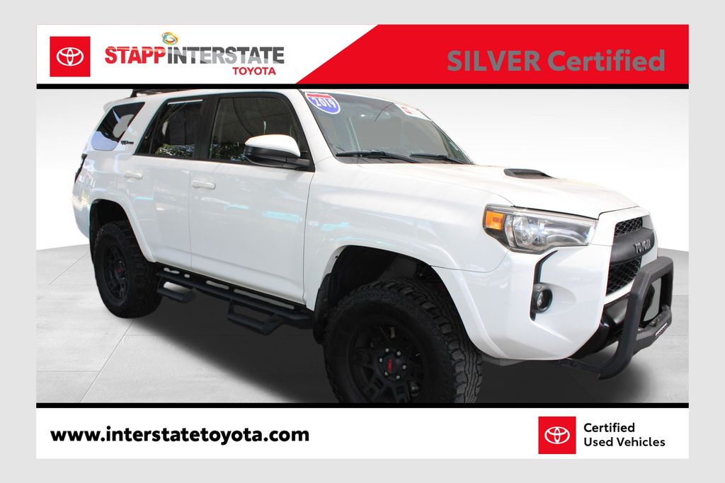 Super White 2019 Toyota 4Runner SUV / Crossover Four-Wheel Drive 5-Speed Automatic Overdrive