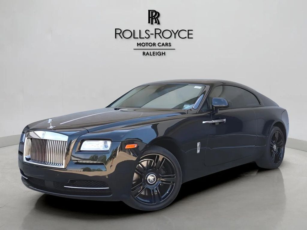 Black (Obsidian) 2015 Rolls-Royce Wraith Coupe Rear-Wheel Drive 8-Speed Automatic