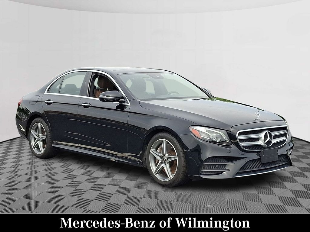 Black 2018 Mercedes-Benz E-Class Sedan All-Wheel Drive 9-Speed Automatic