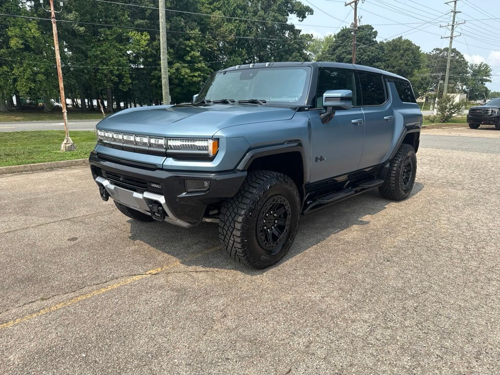 Neptune Blue Matte 2024 GMC Hummer EV SUV SUV / Crossover All-Wheel Drive 1-Speed Automatic