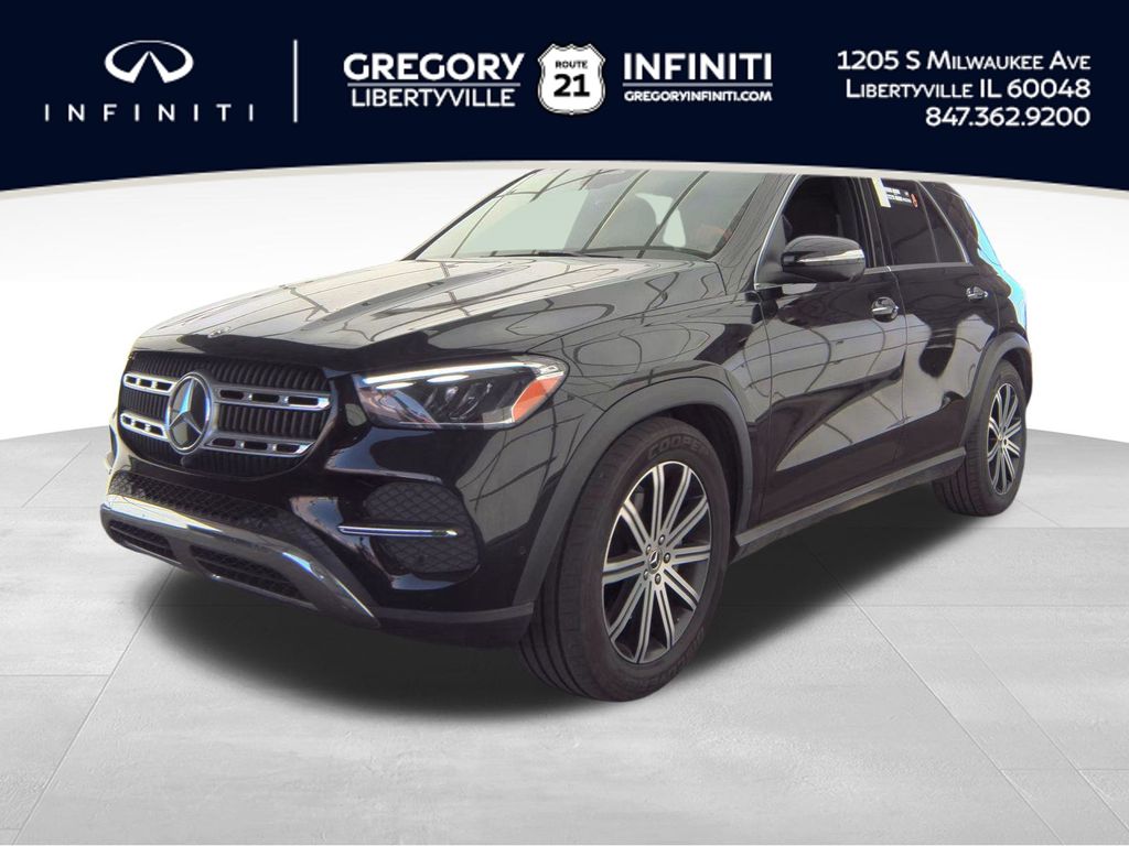 Obsidian Black Metallic 2025 Mercedes-Benz GLE 350 4MATIC SUV / Crossover All-Wheel Drive 9-Speed Automatic