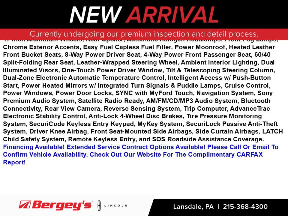 White Platinum Clearcoat 2014 Ford Focus Sedan Front-Wheel Drive 6-Speed Automatic