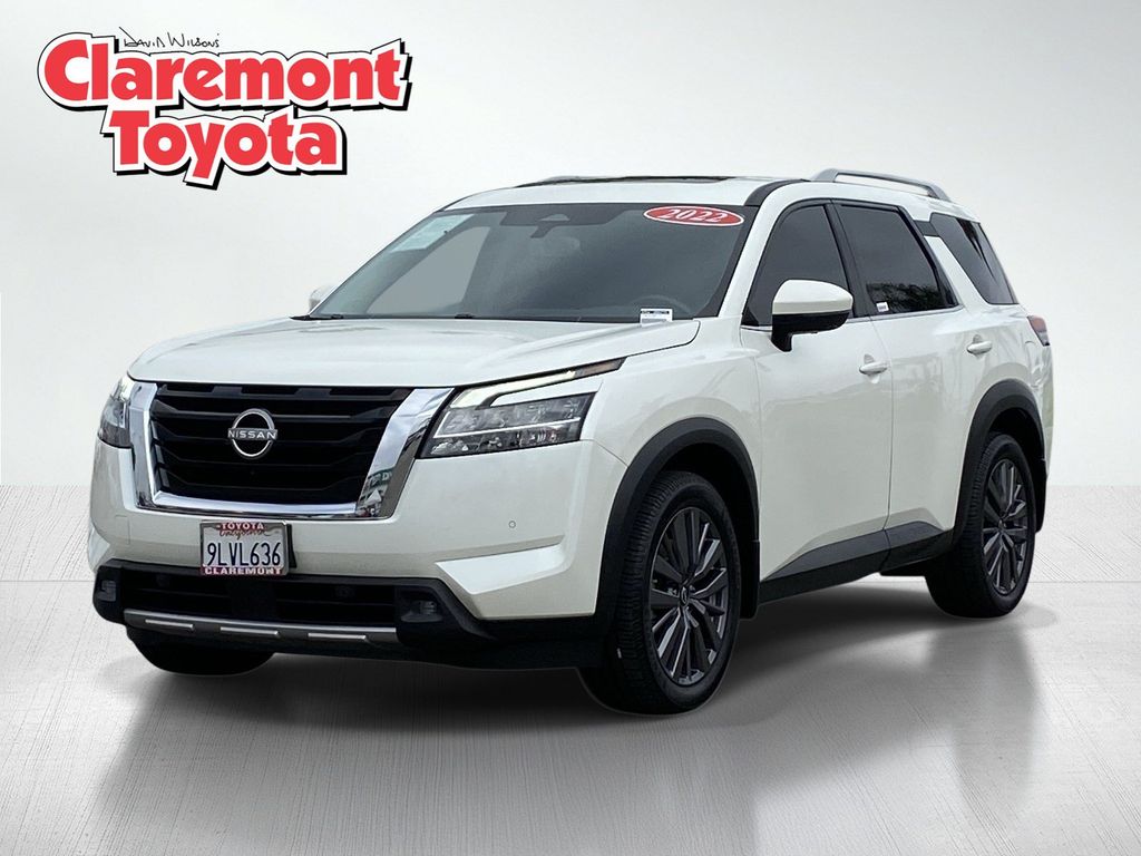 Pearl White Tricoat 2022 Nissan Pathfinder SUV / Crossover Front-Wheel Drive 9-Speed Automatic
