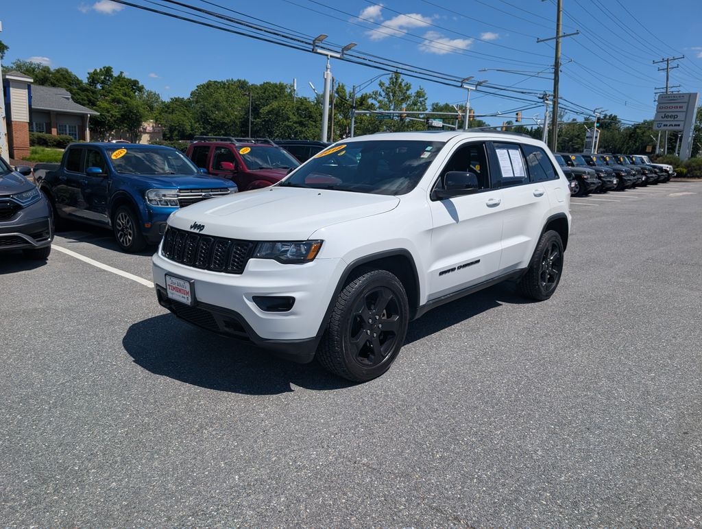 Bright White Clearcoat 2018 Jeep Grand Cherokee SUV / Crossover Four-Wheel Drive 8-Speed Automatic