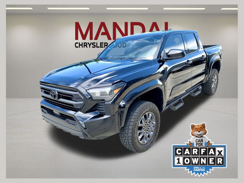Black 2025 Toyota Tacoma Pickup Truck Four-Wheel Drive 8-Speed Automatic