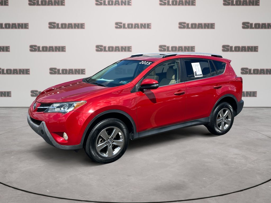 Barcelona Red Metallic 2015 Toyota RAV4 XLE AWD SUV / Crossover All-Wheel Drive 6-Speed Automatic