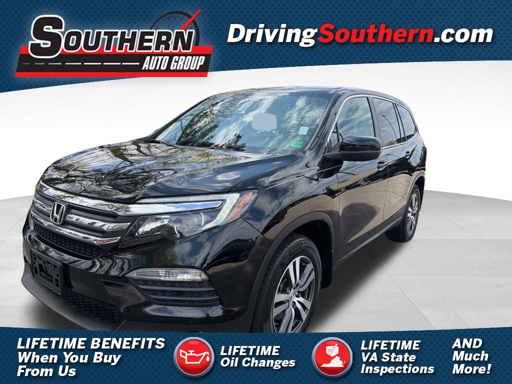 Black 2018 Honda Pilot EX-L AWD SUV / Crossover All-Wheel Drive 6-Speed Automatic