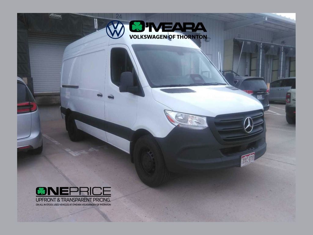 Arctic White 2025 Mercedes-Benz Sprinter Cargo 2500 144 RWD Van Rear-Wheel Drive 9-Speed Automatic