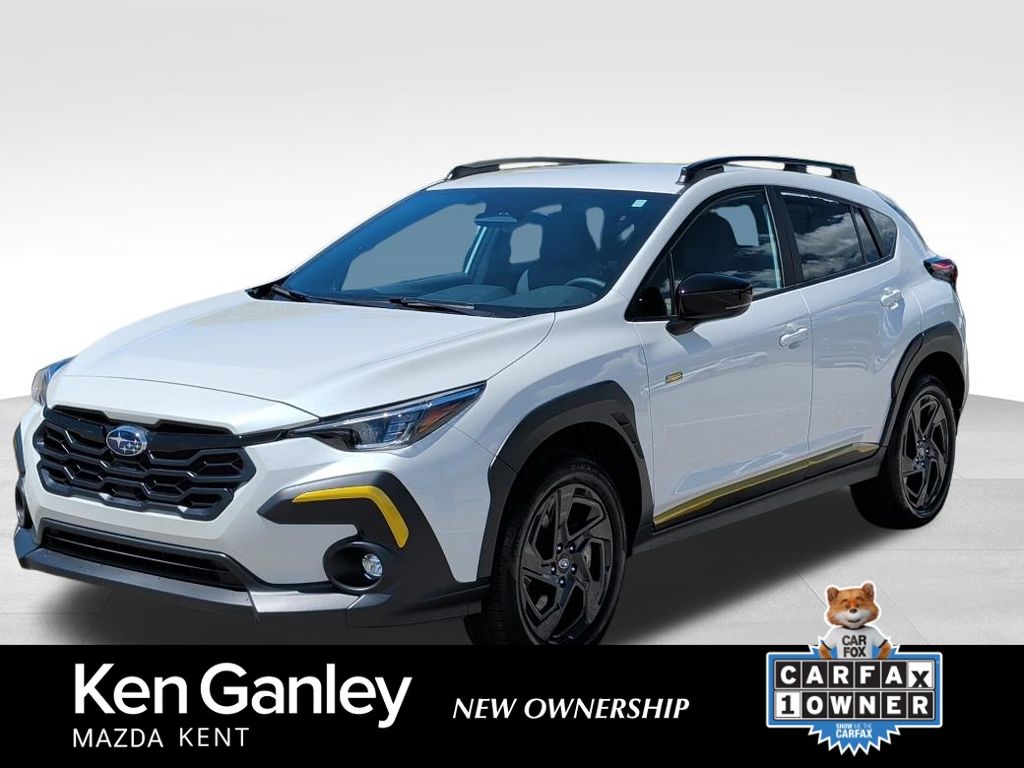Crystal White Pearl 2025 Subaru Crosstrek SUV / Crossover All-Wheel Drive Continuously Variable Transmission