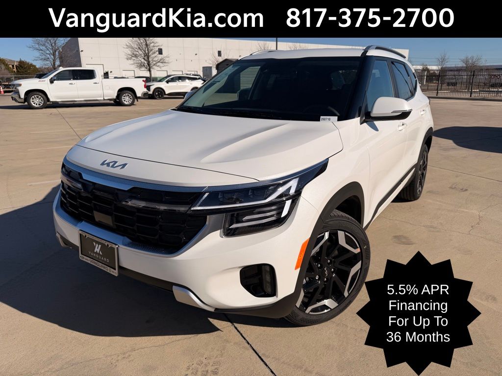 Snow White Pearl 2026 Kia Seltos SUV / Crossover All-Wheel Drive 8-Speed Automatic