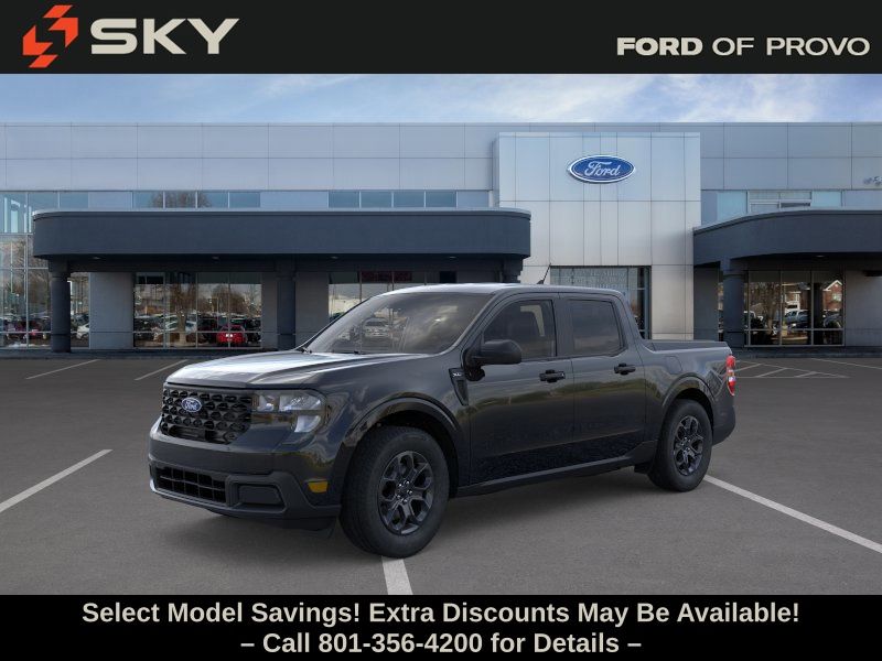 Shadow Black 2026 Ford Maverick XLT SuperCrew AWD Pickup Truck All-Wheel Drive Continuously Variable Transmission