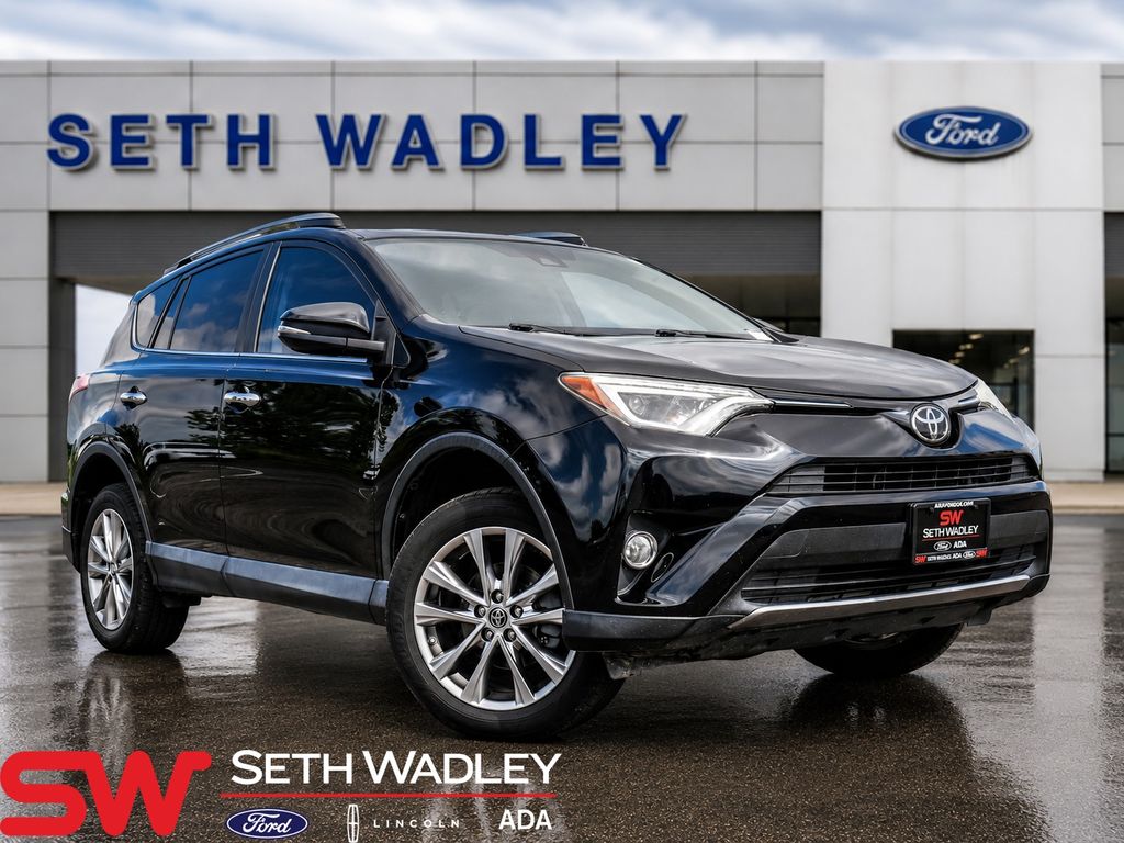 Black 2018 Toyota RAV4 Limited SUV / Crossover Front-Wheel Drive 6-Speed Automatic