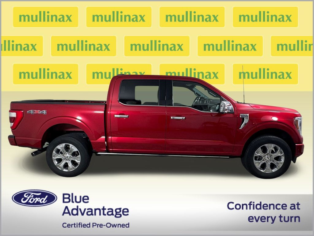 Certified Used 2022 Red Ford Platinum image 2