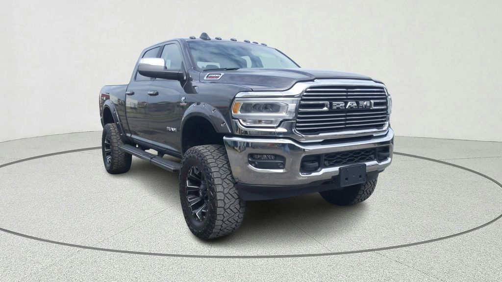 Gray (Granite Crystal Metallic Clearcoat) 2022 RAM 2500 Laramie Crew Cab 4WD Pickup Truck Four-Wheel Drive 6-Speed Automatic