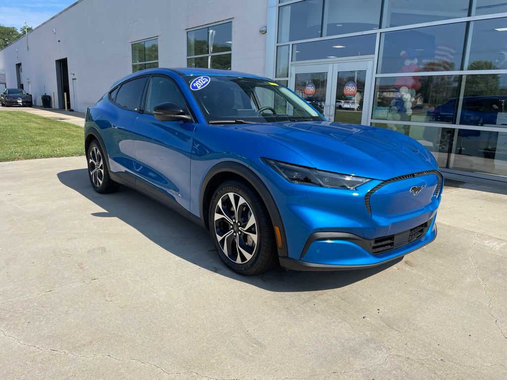 Velocity Blue Metallic 2025 Ford Mustang Mach-E SUV / Crossover All-Wheel Drive Automatic