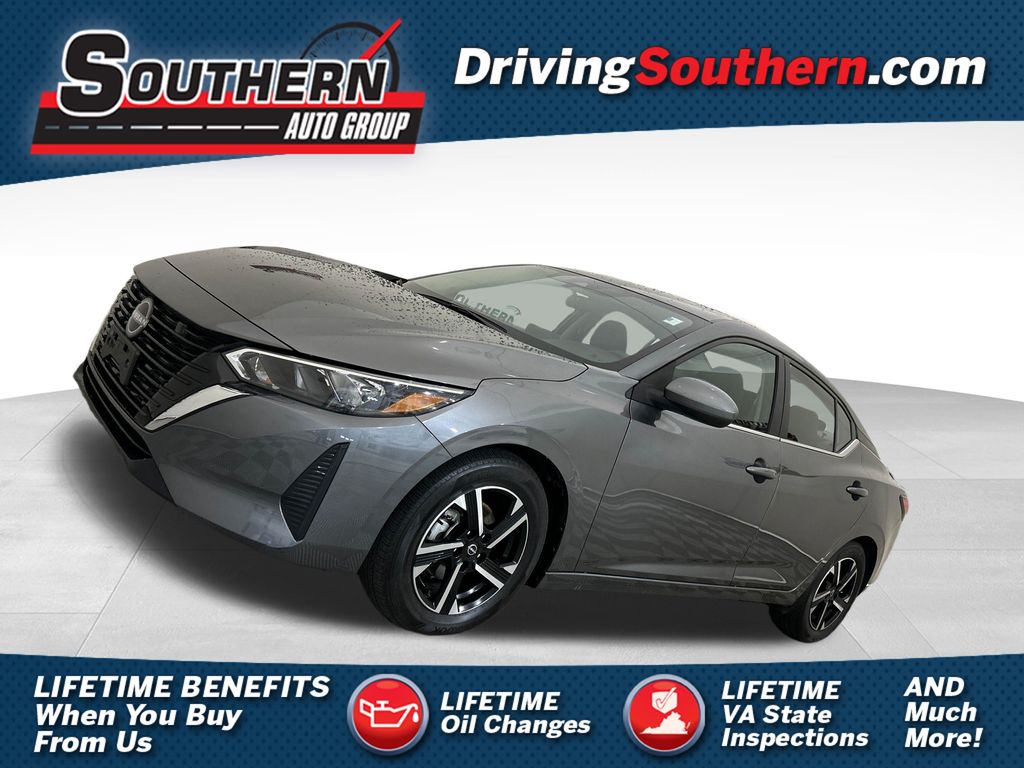 Gray (Gun Metallic) 2025 Nissan Sentra Sedan Front-Wheel Drive Continuously Variable Transmission