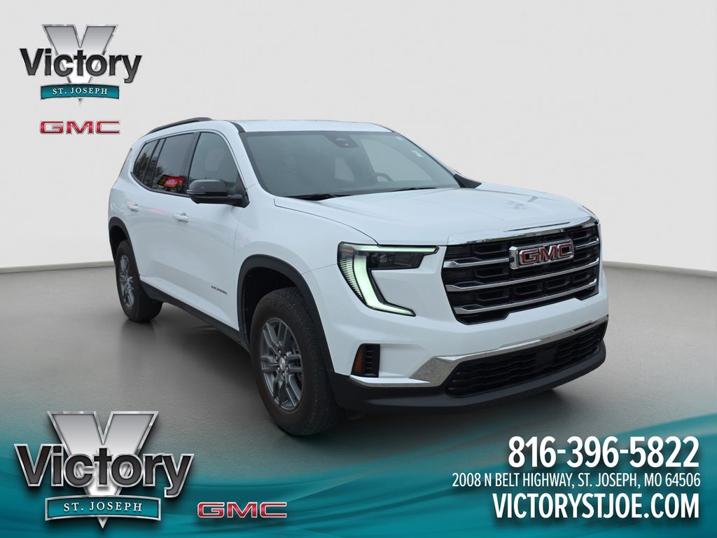 Summit White 2025 GMC Acadia Elevation AWD SUV / Crossover Four-Wheel Drive 8-Speed Automatic