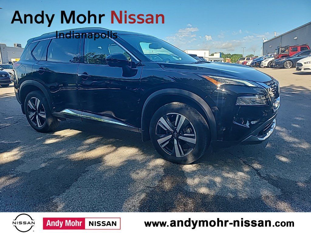 Super Black 2023 Nissan Rogue SUV / Crossover All-Wheel Drive Continuously Variable Transmission
