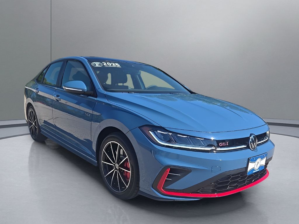 Blue 2026 Volkswagen Jetta GLI Sedan Front-Wheel Drive 6-Speed Manual