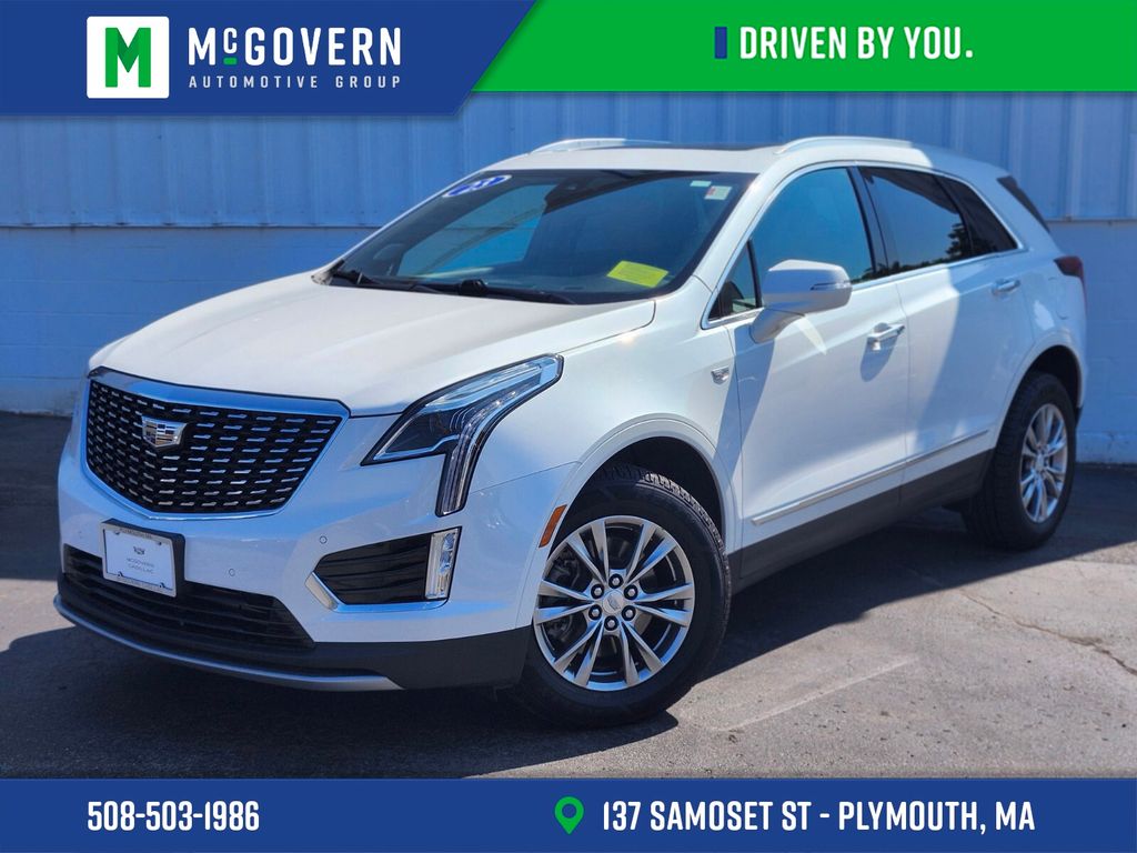 Crystal White Tricoat 2023 Cadillac XT5 SUV / Crossover Four-Wheel Drive 9-Speed Automatic