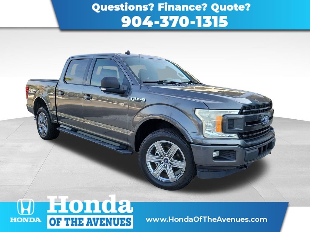 Gray Metallic 2019 Ford F-150 Pickup Truck Four-Wheel Drive Automatic