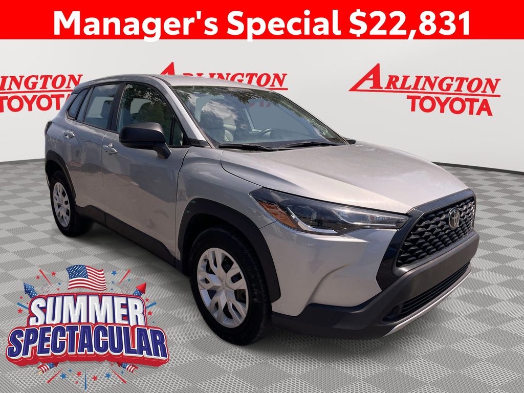 Sonic Silver 2024 Toyota Corolla Cross SUV / Crossover Front-Wheel Drive Continuously Variable Transmission