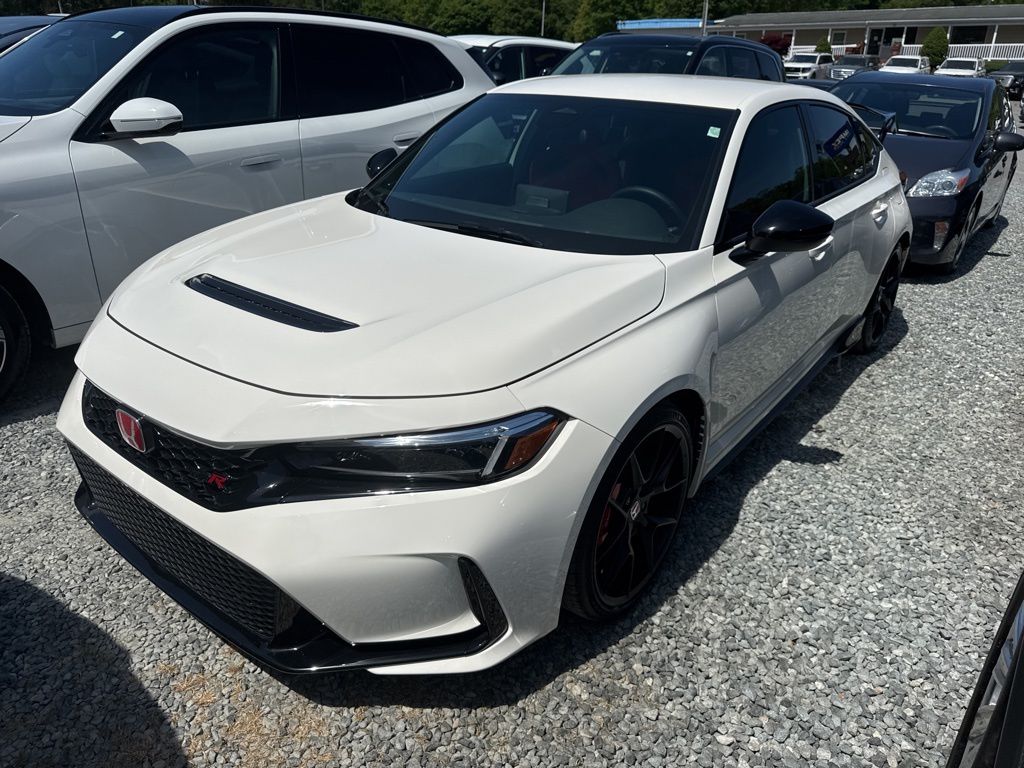 White 2025 Honda Civic Type R FWD Hatchback Front-Wheel Drive 6-Speed Manual